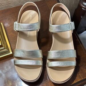 Cole Haan Women's Gold Sandals Sz 8